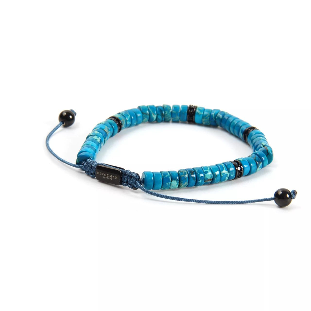 Turquoise Multi-Stoppers and Black CZ Bracelet